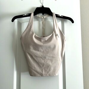 Oner Active M Timeless Square Neck Mid Vest, Sand color